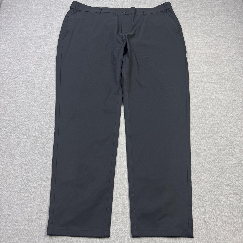 Jack Archer Tech Chino Pants Mens 38x30 Black Polyester Straight Leg Performance